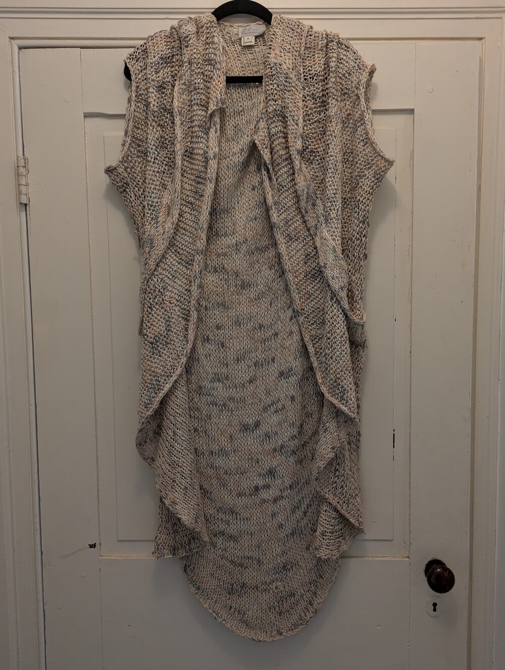 Vintage Neutral Artsy Long Duster From Spectra SF